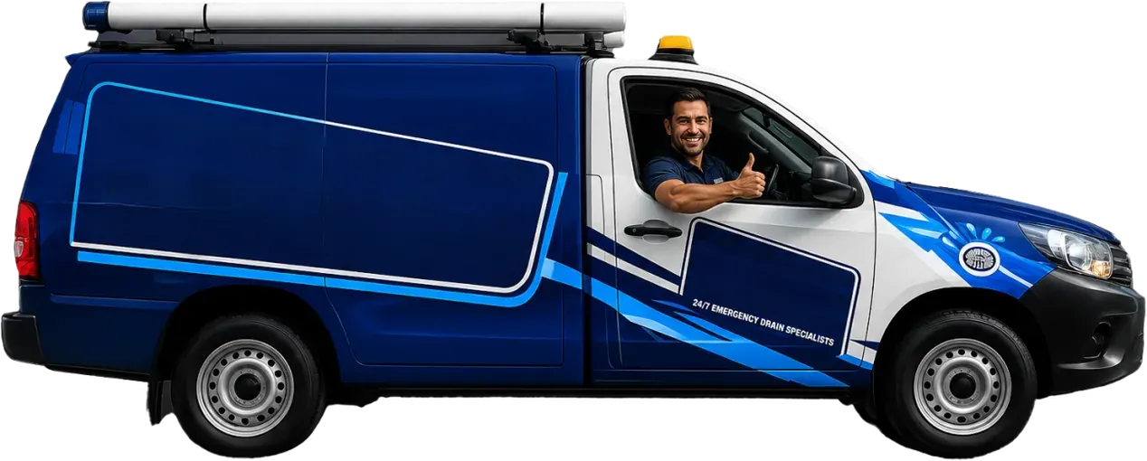 A licensed Baulkham Hills plumber heading out in the service van
